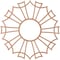 Ekena Millwork Augustus Wood Fretwork Pierced Ceiling Medallion, Cherry, 36"OD x 12 5/8"ID x 3/8"T CMWP36X36X0375AUCH - alternate 5